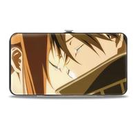 Buckle-Down Sword Art Online - Cartera con bisagras, Sword Art Online Asuna y Kirito Hugging Scenes, cuero vegano