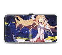 Buckle-Down Sword Art Online - Cartera con bisagras, Sword Art Online Kirito y Asuna Night Sky Scenes, cuero vegano