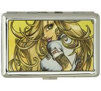 Buckle-Down Tarjetero de visita Tony & Her Dirty Donut, Tony/Her Dirty Donuts, 3.7" x 2.5"