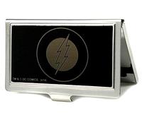 Buckle-Down Tarjetero, Logotipo Flash cepillado inverso, Small