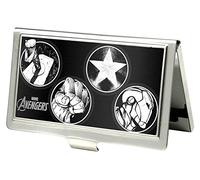 Buckle-Down Tarjetero para hombre, diseño de Vengadores, Varios colores, 3.7" x 2.5"
