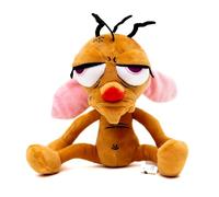 Buckle-Down The Ren and Stimpy Show - Juguete de peluche chirriante para perros grandes, medianos y pequeños, pose de cuerpo completo, 4 x 8 pulgadas