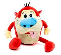 Buckle-Down The Ren and Stimpy Show - Juguete de peluche chirriante para perros grandes, medianos y pequeños, pose de cuerpo completo, 5 x 7 pulgadas