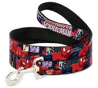 Buckle-Down The Ultimate Spider-Man Swinging City Poses Pet Leash, 6-1.5"