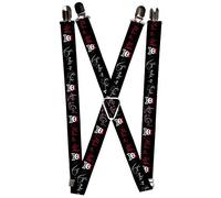 Buckle-Down Tirantes Angry Girl, Mad As Hell and You Make Me Sick, 2.5 cm de ancho