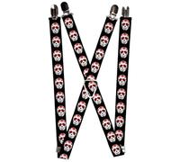 Buckle-Down Tirantes-Calaveras de azúcar Suspensores, Multicolor, Taille Unique para Hombre