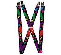 Buckle-Down Tirantes-Dinosaurios Suspensores, Multicolor, Taille Unique para Hombre