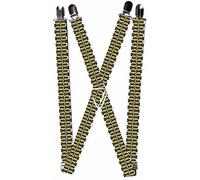 Buckle-Down Tirantes, Multicolor, 1" Wide