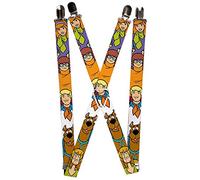 Buckle-Down Tirantes-Scooby Doo Suspensores, Multicolor, Talla única Unisex Adulto