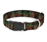 Buckle-Down Tj-Bulldog - Collar de plástico con Clip, 1/2" x 6-9"/Small