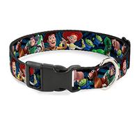 Buckle Down Toy Story Personajes running2 Denim Rayos plástico Clip Collar