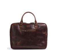 Buckle & Seam Cali Maletín marrón, cuero, hombre