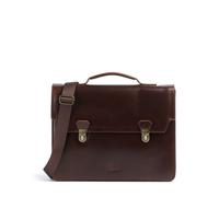 Buckle & Seam Crazy Horse Notes Maletín moreno, cuero, unisex