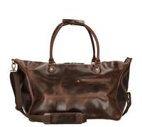 Buckle & Seam Linwood Weekender - Bolsa de viaje 50 cm Leder (brown/blue)