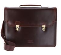 Buckle & Seam Notes - Maletín 15" 40 cm (brown-dots)