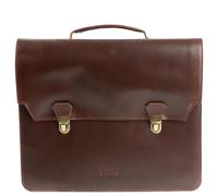 Buckle & Seam Notes - Maletín 15" 40 cm (brown-dots)