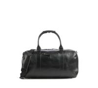 Buckle & Seam Willow Bolsa de fin de semana negro, cuero, 50 x 28 x 25cm