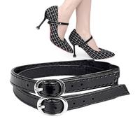 Buckle Shoe Ankle Straps - Adjustable Footwear Enhancer, Elastic Shoe Strap | Comfortable Shoe Accessory, Secure Fit for Loose Shoes, Unisex Shoe Strap, Foot Support Strap for Shoes