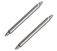 Buckle & Stitch Barras de resorte Fat Boy de 2,5 mm de diámetro | 20 mm y 22 mm | Paquete de 2 | Punta extragrande de 1,1 mm | Compatible con relojes Seiko SKX007 y SKX009 | Pasadores de reloj de