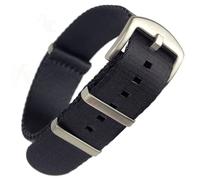 Buckle & Stitch Correas de reloj NATO de alta calidad, nailon ultra suave, 20 mm, 22 mm, negro, azul, gris, bronceado, beige, verde, 22mm