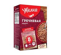 Buckwheat - Easy and Fast To Cook - Great Choice For Vegetarians And Vegans - Plant-based Protein - 8 Pack Bag - Thermo Proof - Гречневая Крупа - Гречка - alforfón