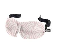 Bucky 40 Blinks - Máscara de ojos impresa sin presión para viajar y dormir, cebra, talla única