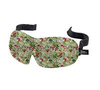 Bucky 40 Blinks - Máscara de ojos impresa sin presión para viajar y dormir, color acebo, talla única