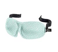 Bucky 40 Blinks - Máscara de ojos impresa sin presión para viajes y dormir, color verde azulado, talla única