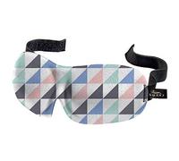 Bucky 40 Blinks Máscara de ojos impresa sin presión para viajes y dormir, geografía tri, talla única