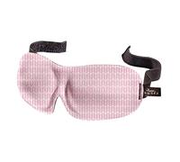 Bucky 40 Blinks - Máscara de ojos sin presión, cheurón rosa, talla única, 40 parpadeos sin presión, para viajes y sueño