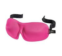 Bucky 40 Blinks - Máscara de ojos sólida sin presión para dormir y viajar, color rosa intenso, talla única, rosa intenso, 1 unidad (paquete de 1), máscara de ojos sin presión de 40 parpadeos para