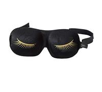 Bucky Antifaz contorneado ultraligero y cómodo para viajar y dormir., Pestañas doradas. (oro) - 551432