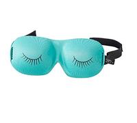 Bucky, Aqua Pestañas, Una talla, Ultralight Comfortable Contoured Travel and Sleep Eye Mask