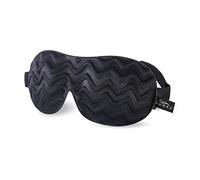 Bucky Travel & Sleep - Máscara de ojos ultraligera Chevron, negro, 1 unidad (paquete de 1)
