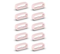 Bucle para correa de reloj de 22 mm, paquete de 10 Pink
