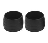 Bucles de fijación de cinta para bicicletas Bucles de mando de silicona anti -skid Correa de manga protectora para accesorios para bicicletas de carretera Ligera duradera Agarra (Negro)