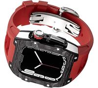 Bucles de goma de estuche de aleación de carbono de carbono premium para 8/7 45 mm, stap de hebilla de acero inoxidable de acero inoxidable de acero de acero de acero de acero inoxidable de acero de