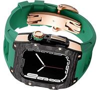 Bucles de goma de estuche de aleación de carbono de carbono premium para 8/7 45 mm, stap de hebilla de acero inoxidable de acero inoxidable de acero de acero de acero de acero inoxidable de acero de