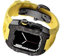 Bucles de goma de estuche de aleación de carbono de carbono premium para 8/7 45 mm, stap de hebilla de acero inoxidable de acero inoxidable de acero de acero de acero de acero inoxidable de acero de