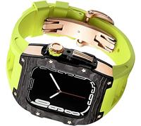 Bucles de goma de estuche de aleación de carbono de carbono premium para 8/7 45 mm, stap de hebilla de acero inoxidable de acero inoxidable de acero de acero de acero de acero inoxidable de acero de