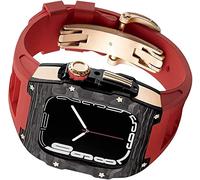 Bucles de goma de estuche de aleación de carbono de carbono premium para 8/7 45 mm, stap de hebilla de acero inoxidable de acero inoxidable de acero de acero de acero de acero inoxidable de acero de