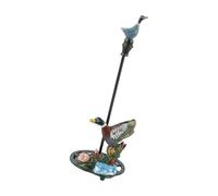Bucolic - Soporte de metal con forma de patos con función de fácil recarga, servilletero único para baño, soporte retro para toallas de papel