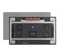 Bucom Force Touch - Alfombrilla para ratón para Apple MacBook Pro Retina 15" A1990 2018 2019, color gris