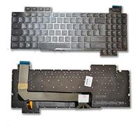 Bucom Teclado para Asus ROG Strix GL703V GL703VD GL703VM GL503V GL503VM alemán con retroiluminación