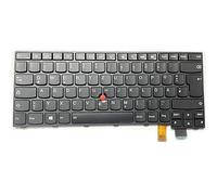 Bucom Teclado para IBM Lenovo ThinkPad 13 T460S T470S 20F9 20FA DE QWERTZ Keyboard con iluminación
