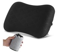 BUCOMTU Almohada Hinchable Almohada Camping Almohada Viaje Hinchable Almohada Playa para Viajes al Aire Libre,Camping,Senderismo,Playas de Mar (Negro)
