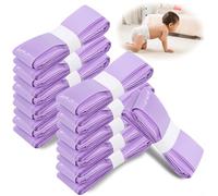 BUCOMTU Púrpura Recambios Cubos de Pañales 12 Piezas Recambios Contenedor de Pañales Compatible con el contenedor de pañales Tommee Tippee Sangenic Tec Simplee Sangenic AngelCare