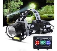 Bud K Rechargeable LED Headlamp, 1200 Lumens Super Bright Headlamp Flashlight with Motion Sensor, 8 Modes, 135°Adjustable, IPX7 Waterproof Head Lamp for Camping, Running, Climbing, Hiking