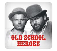 Bud Spencer und Terence Hill - Bud Spencer - Old School Heroes - Posavasos Coaster - 10 x 10 cm DT08
