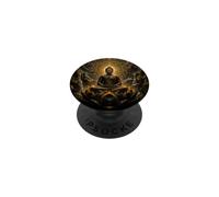 Buda Abstracto Flor De Loto - Budismo Espiritual Budista PopSockets PopGrip Adhesivo